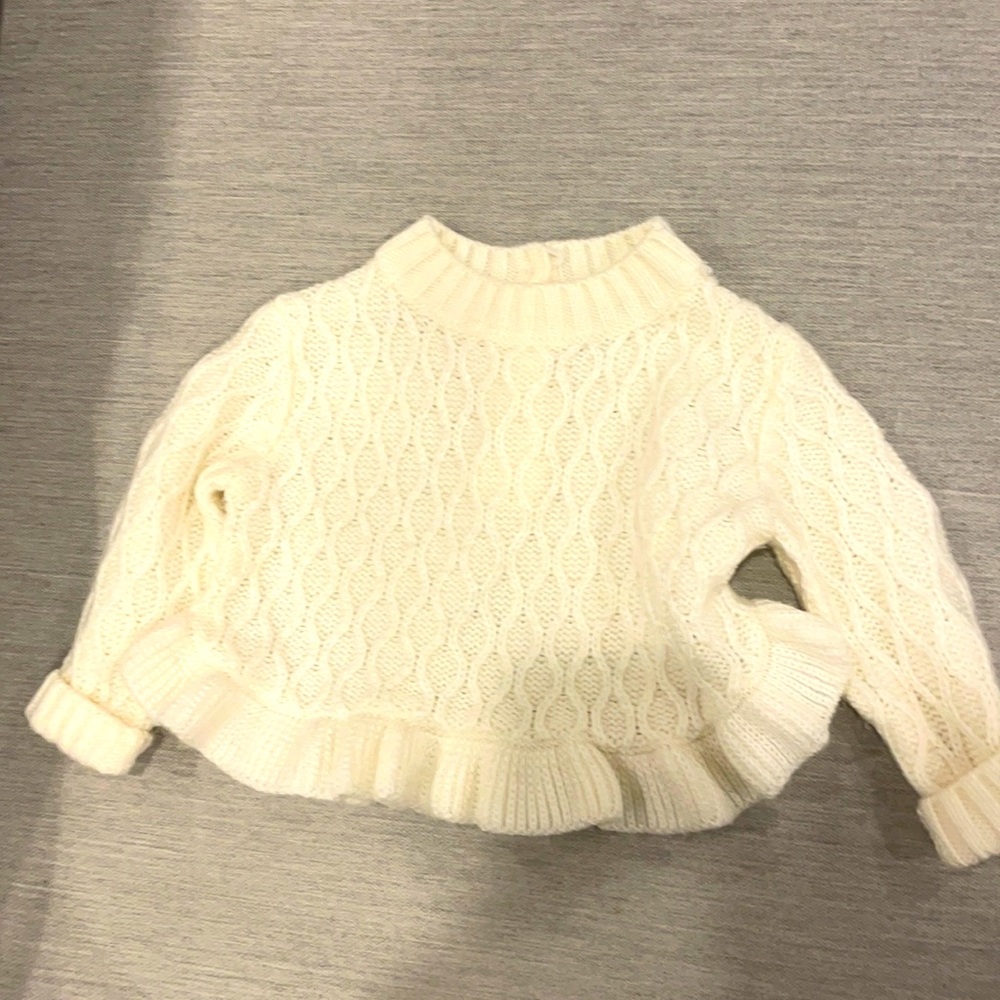 Janie and Jack acrylic winter sweater.